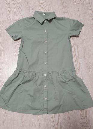 Платье с коротким рукавом uniqlo для девочки ростом 134 -140 см