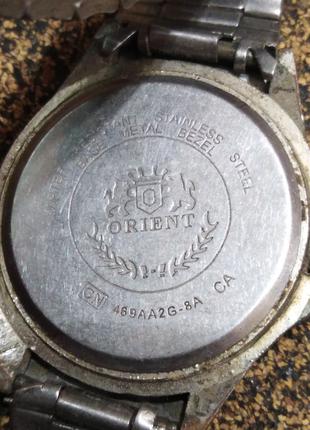 Годинник Orient. Японія. Seiko Водонепроникні. Рідний браслет. Но