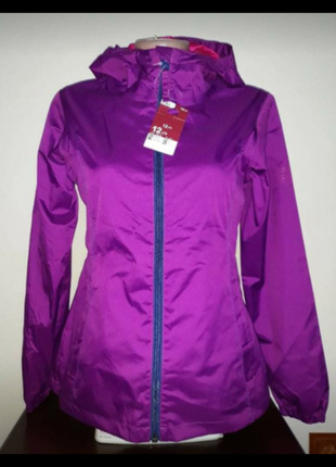 Куртка водонепроникна вітровка для дівчинки decathlon 10-12 років