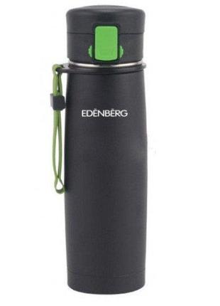 Термокружка (термочашка) Edenberg EB-629 с зеленым ремешком 48...