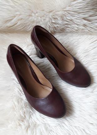 Кожаные туфли clarks 36.5 размер