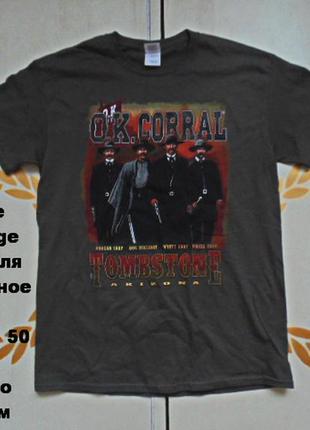 Ok.corral tombstone t-shirt vintage футболка розмір м