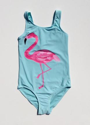 Сдельный купальник фламинго на девочку primark
