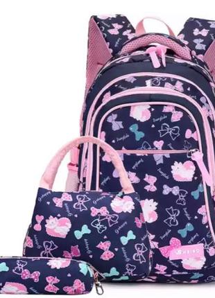 Школьный рюкзак для девочки набор