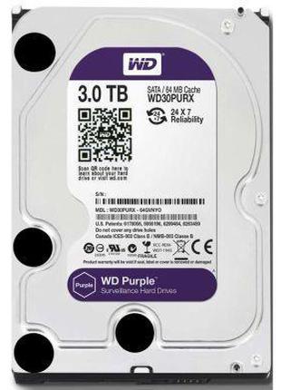 Жесткий диск (HDD) 3TB Western Digital Purple WD30PURZ