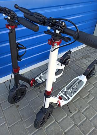Акция Самокат Scooter urban Lux Hammer надувное колесо