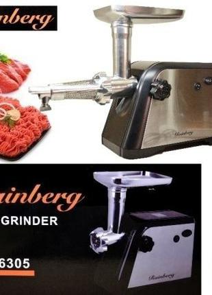 Электро мясорубка Rainberg RB 672 3000 Вт насадка томат