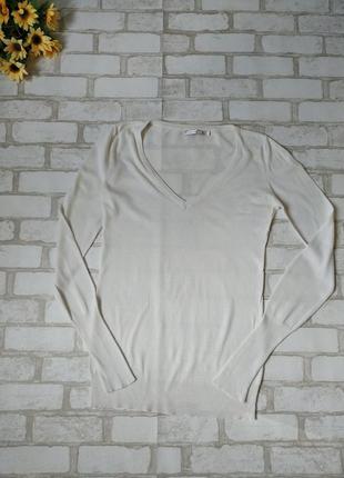 Кофта пуловер женская incity белая удлиненная