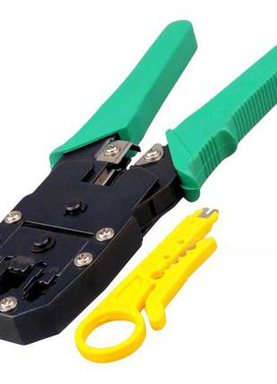Инструмент для зачистки и обжима сетевого кабеля Tcom DL-315