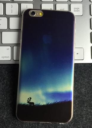 Силиконовый чехол "Ночь" для iphone 6/6S