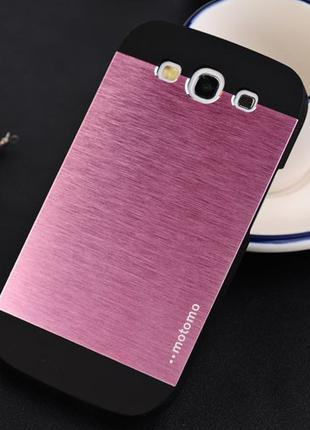 Розовый чехол Motomo на Samsung GalaxyS3 (i9300) и S3 duos