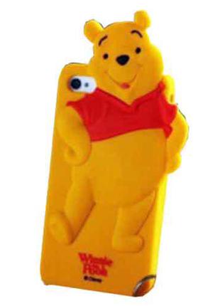 Силиконовый чехол Winnie Pooh для Iphone 4/4S