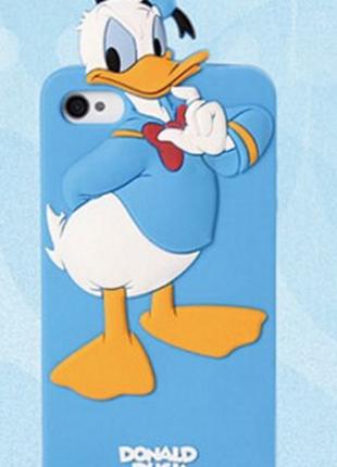 Силиконовый чехол Donald Duck для Iphone 4/4S