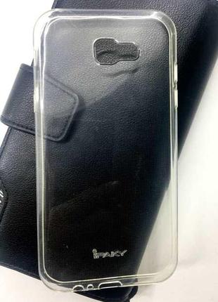 Силиконовый прозрачный бесцветный чехол для Samsung Galaxy A7 ...