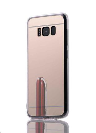 Зеркальный силиконовый чехол для Samsung Galaxy S8