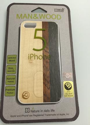 Оригинальный деревянный чехол для Iphone 5\5S