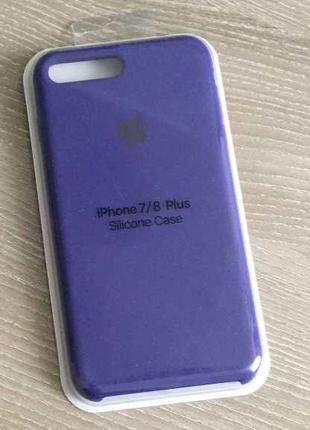 Цветной чехол-накладка Silicone Case Soft Touch для iPhone 7 P...