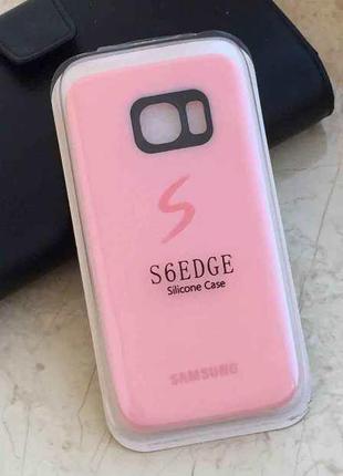 Чохол-накладка Silicon Case для Samsung Galaxy S6 Edge G925