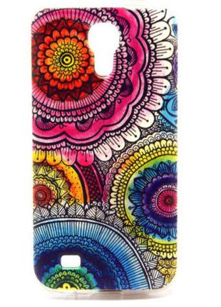 Чохол силіконовий "Різнобарвні квіти-візерунки" для Samsung Ga...