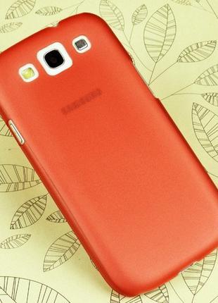 Ультратонкий красный чехол Samsung Galaxy S3 и S3 duos