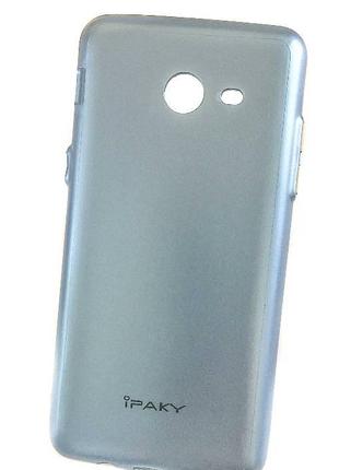 Мягкий чехол-накладка IPAKY для Samsung Galaxy J520 Голубой ме...