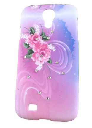 Пластиковый чехол с камушками Swarovski для Samsung Galaxy S4 ...