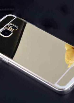 Зеркальный силиконовый чехол для Samsung Galaxy S7