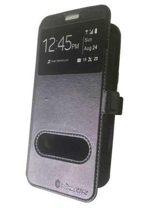 Кожаный чехол-книжка Nillkin с окошками для Samsung Galaxy S8