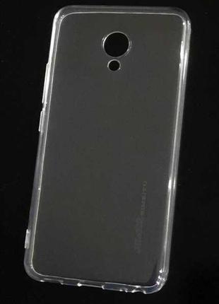 Прозорий силіконовий чохол-накладка для Meizu M5