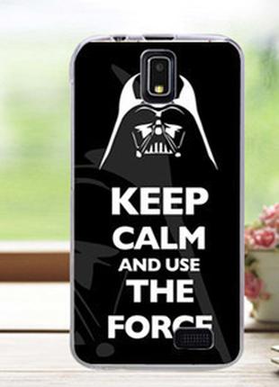 Чохол силіконовий "Keep calm" для Lenovo S580