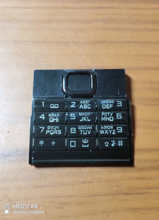 Клавіатура для Nokia 8800 Arte Sapphire / 8800 Arte чорна