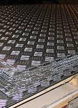 Лист алюминиевый рифленый 3,0х1500х4000(квинтет)