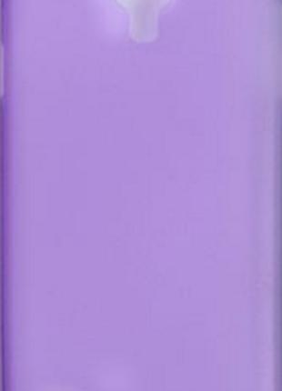 Мягкий ультратонкий (0,3 мм) пластиковый фиолетовый чехол для ...