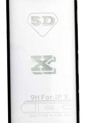 Защитное 5D стекло на экран для iPhone X / iPhone XS / iPhone ...