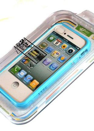 Пластиковый бампер "LFszlf" для Iphone 4/4S Разные цвета