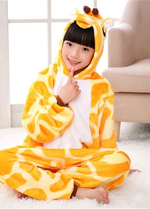 Кигуруми жираф мелман пижама для детей мальчиков и девочек на ...