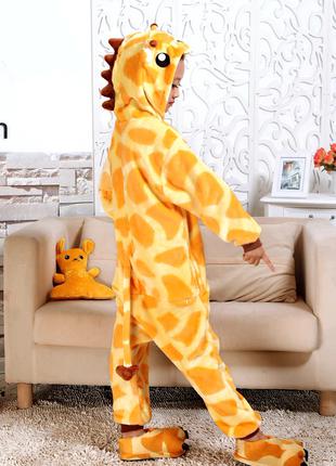 Кигуруми жираф мелман пижама для детей мальчиков и девочек на ...