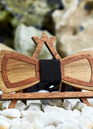 Краватка метелик шпонований Контур на шию під сорочки чоловічі