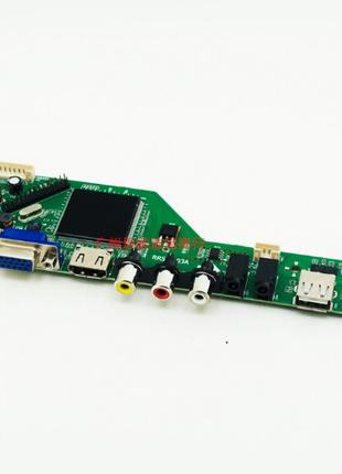 Универсальный контроллер скалер монитора RR52C.03A DVB-T2 DVB-...