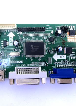 Універсальний контролер скалер монітора NT68676 VGA DVI HDMI звук