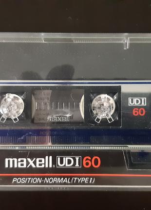 Касета Maxell UD I 60 (Release year: 1985)