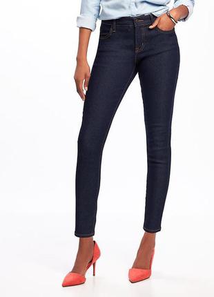 Джинсы-скинни old navy mid-rise super skinny ankle jeans