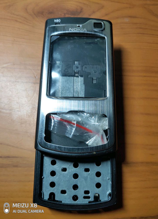 Корпус телефона Nokia N80-Silver/Black