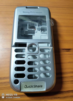 Корпус телефона Sony Ericsson K300 серый/серебро