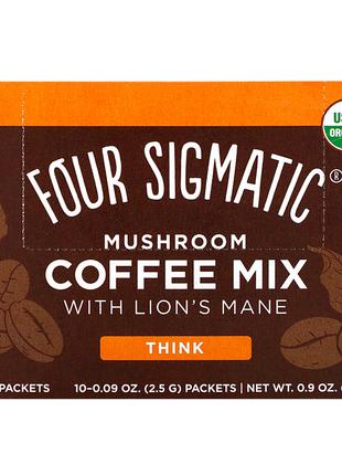Four Sigmatic, Mushroom Coffee Mix with Lion's Mane, 10 Packet...