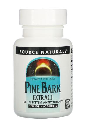 Source Naturals, Pine Bark Extract, 150 mg, 60 Tablets Київ