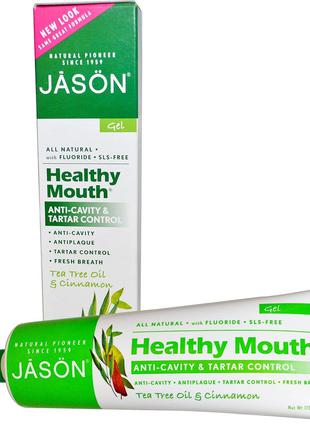 Jason Natural, «Здоровый рот», гель для профилактики кариеса и...