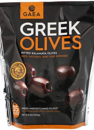 Gaea, Греческие оливки, оливки каламата без косточек, 5,3 унци...