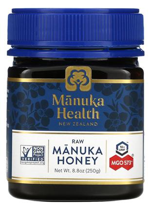 Manuka Health, Мед мануки, MGO 573+, 250 г (8,8 унции)