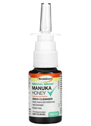 ManukaGuard, Medical Grade Manuka Honey, Sinus Cleanser, 0.65 ...
